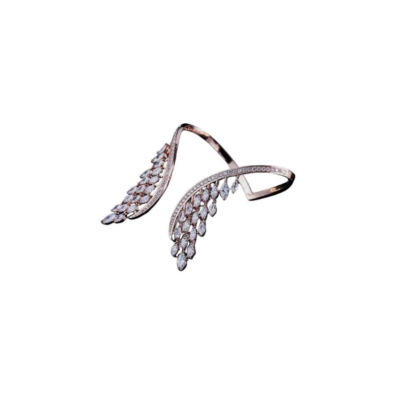 A.A.Y - 18K Gold-Plated Angel Wings Gem Bracelet