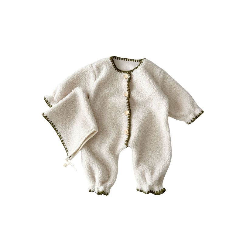 A.A.Y - Baby Fleece Overall Long Jumpsuit