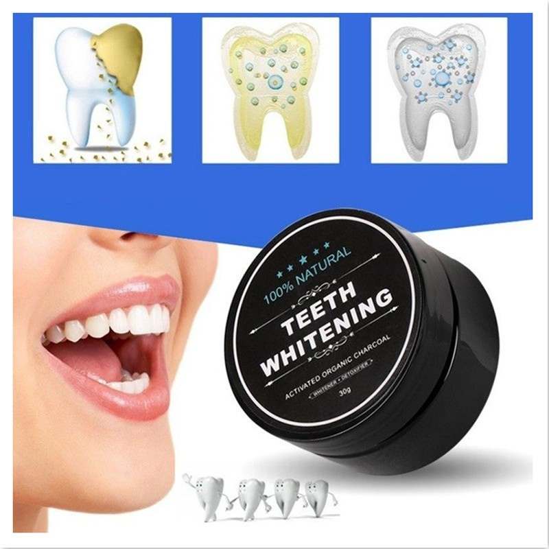 Coconut Charcoal Organic Teeth Whitening Powder, BuckyDrop
