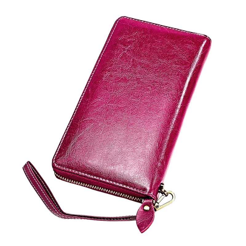 Large Capacity Cowhide Wallet for Women – RFID Protection, Multi-Slots, Yiwu Cujia Trade Co., Ltd