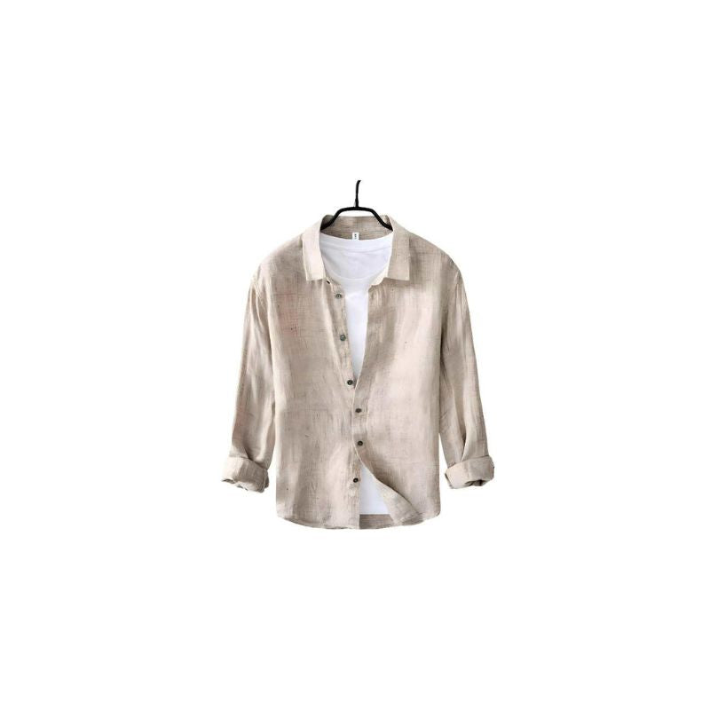 Linen Long Sleeve Shirt Men Heyang Industrial Co., Ltd