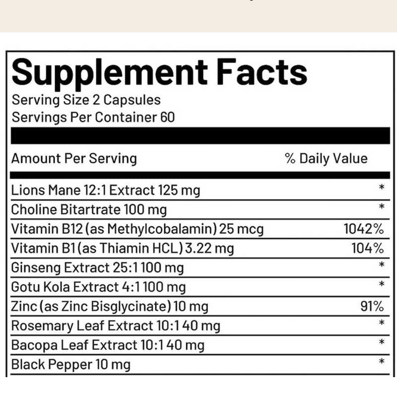 Lion's Mane 120 Capsules 1500mg, Heyang Industrial Co., Ltd