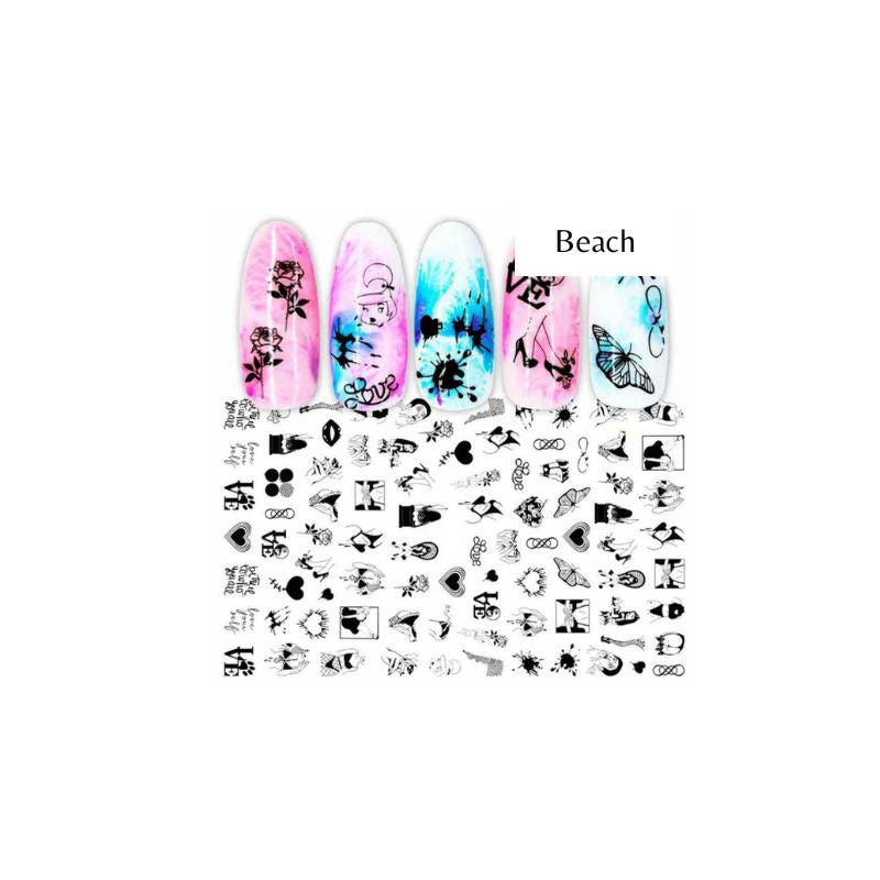 Nail Fashion Art Cartoon Stickers - A.A.Y FASHION