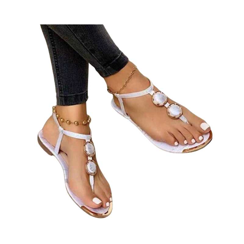 Rhinestones Beach Sandals - A.A.Y FASHION