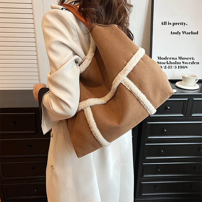 Teddy Tote 2-piece Set – Suede Bag, Yiwu Cujia Trade Co., Ltd