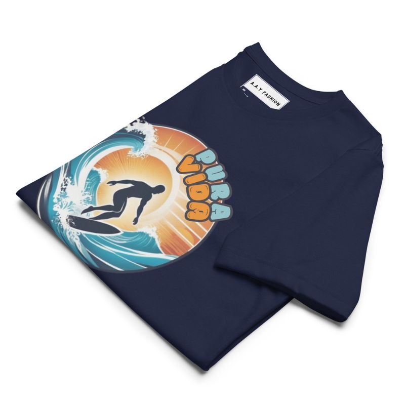 The A.A.Y Pura Vida Unisex Surf Eco T-shirt, Printful