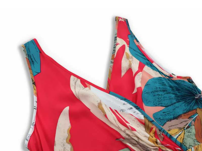 Boho Flower-Print Maxi Dress, Yiwu Cujia Trade Co., Ltd