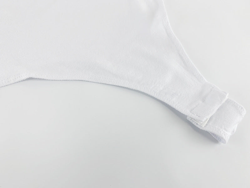 One-piece Stretch Cotton V-Neck Bodysuit, Heyang Industrial Co., Ltd