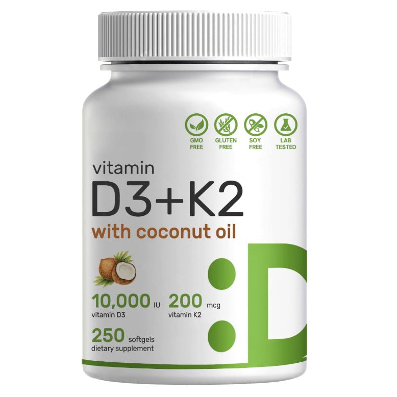 High-Potency Vitamin D3 with K2 MK7 – 240 Softgels, Yiwu Cujia Trade Co., Ltd