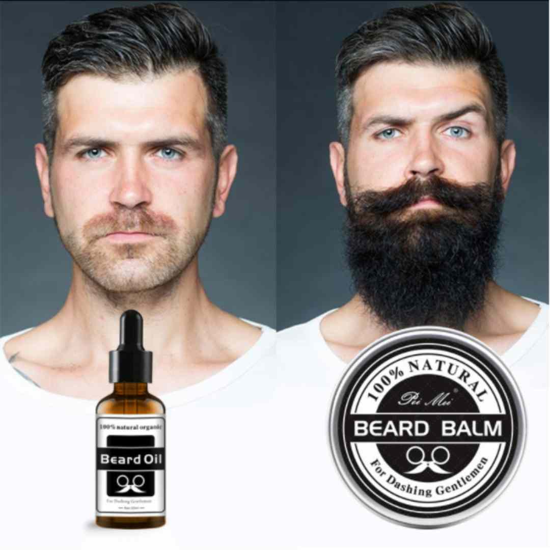 100% Natural Organic Beard Balm and Beard Oil  for men - A.A.Y FASHION 