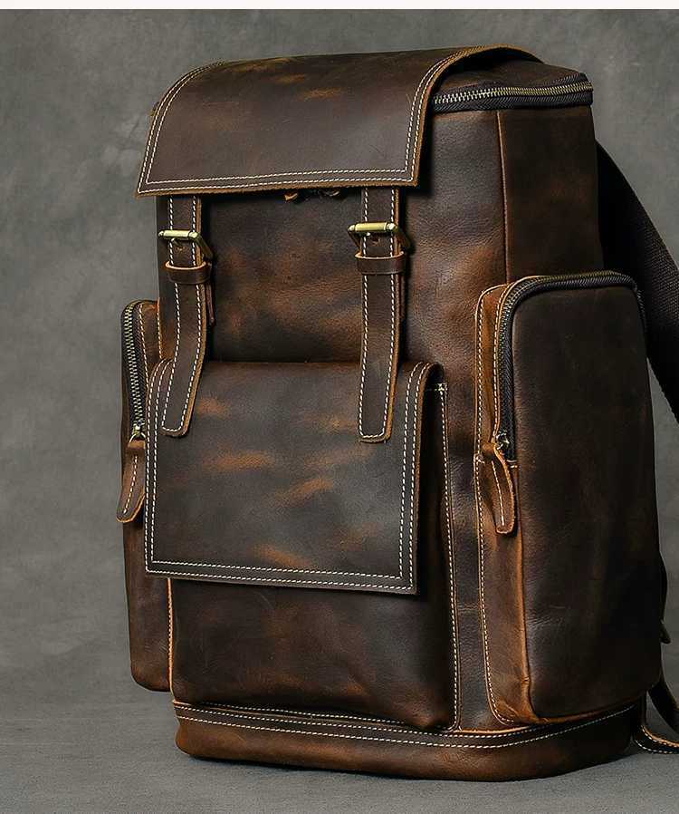 Premium Leather Laptop Backpack Yiwu Cujia Trade Co., Ltd