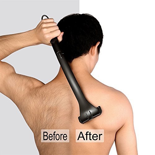 Folding Back Shaver with Replaceable Blades