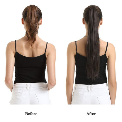 24 Inch Long Straight Wrap Around Ponytail Hairpieces, Heyang Industrial Co., Ltd