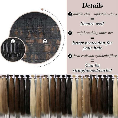 24 Inch Long Straight Wrap Around Ponytail Hairpieces, Heyang Industrial Co., Ltd