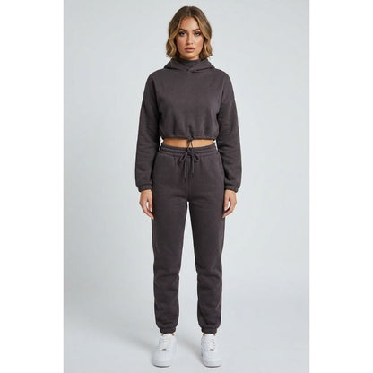 2 Piece Tracksuits Outfits Casual Long Sleeve Crop Hoodie Jogger Pants Sets, Yiwu Cujia Trade Co., Ltd