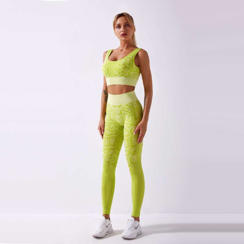 Leopard Print Activewear Set - Crop Top & Leggings, Yiwu Cujia Trade Co., Ltd