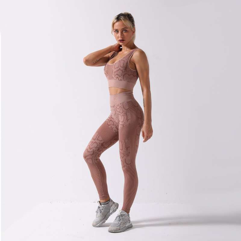 Leopard Print Activewear Set - Crop Top & Leggings, Yiwu Cujia Trade Co., Ltd