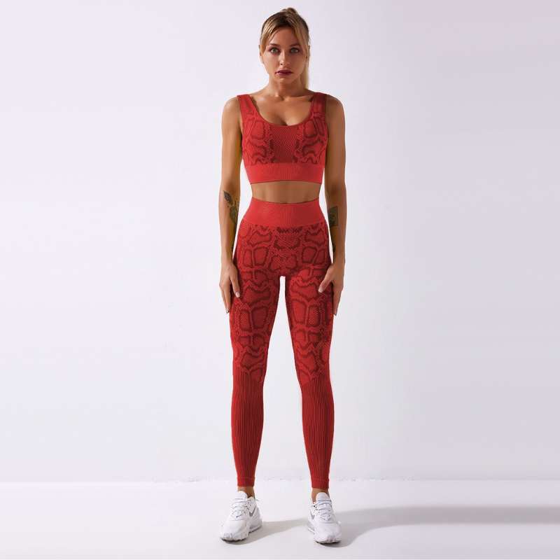 Leopard Print Activewear Set - Crop Top & Leggings, Yiwu Cujia Trade Co., Ltd