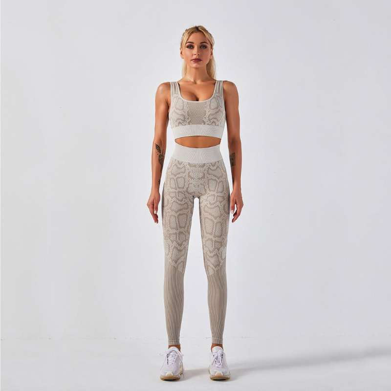 Leopard Print Activewear Set - Crop Top & Leggings, Yiwu Cujia Trade Co., Ltd
