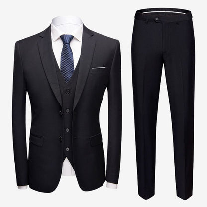 3-Piece Suit Jacket Trouser Vest Menswear,BuckyDrop