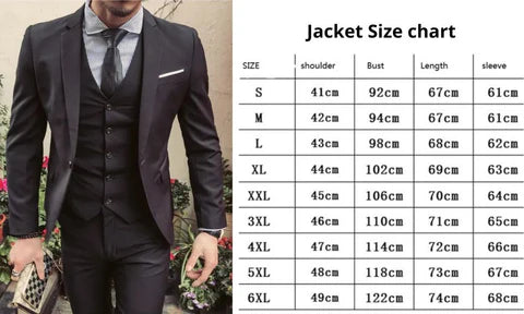 3-Piece Suit Jacket Trouser Vest Menswear Heyang Industrial Co., Ltd