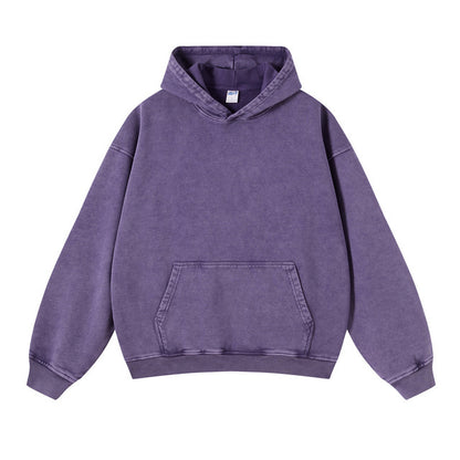 women’s Oversized Acid Wash Hoodie – Heavyweight Cotton Sweatshirt, Yiwu Cujia Trade Co., Ltd