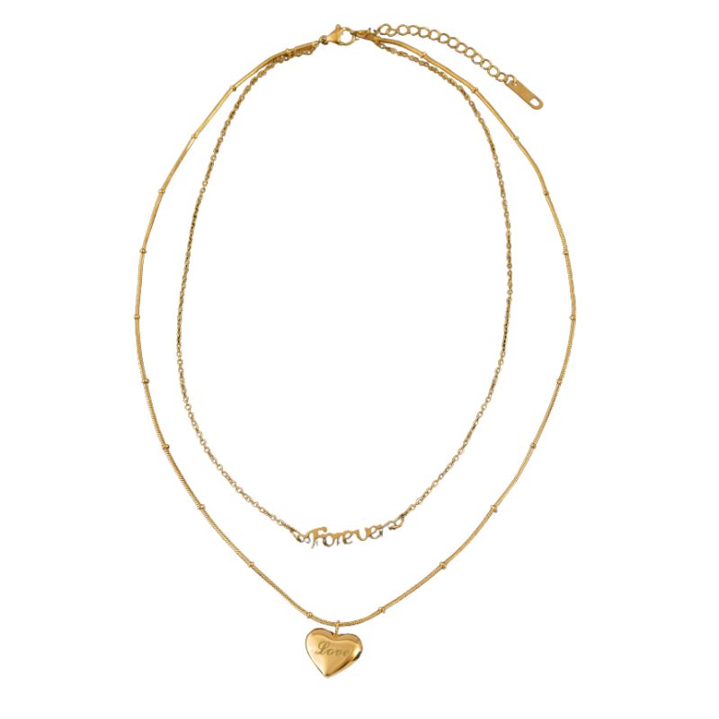 A.A.Y - Forever Love Double Layer Necklace