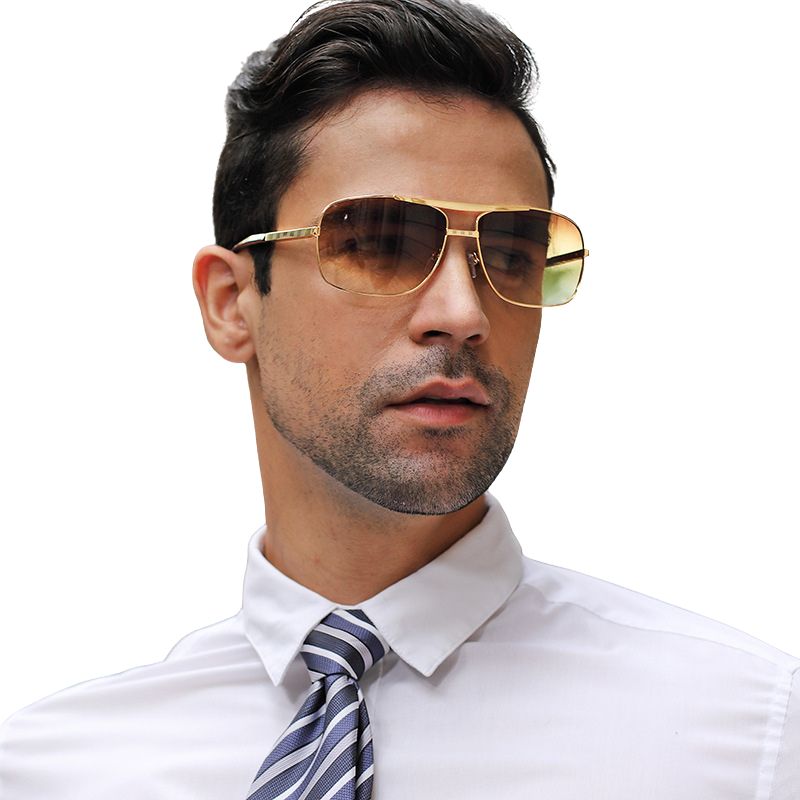 A.A.Y - Metal Frame Sunglasses Men's Square Shades