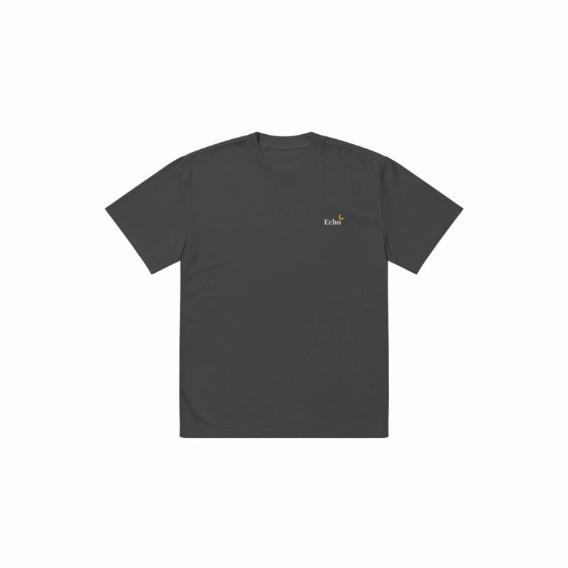 A.A.Y - Black Oversized Heavyweight Echo Tshirt