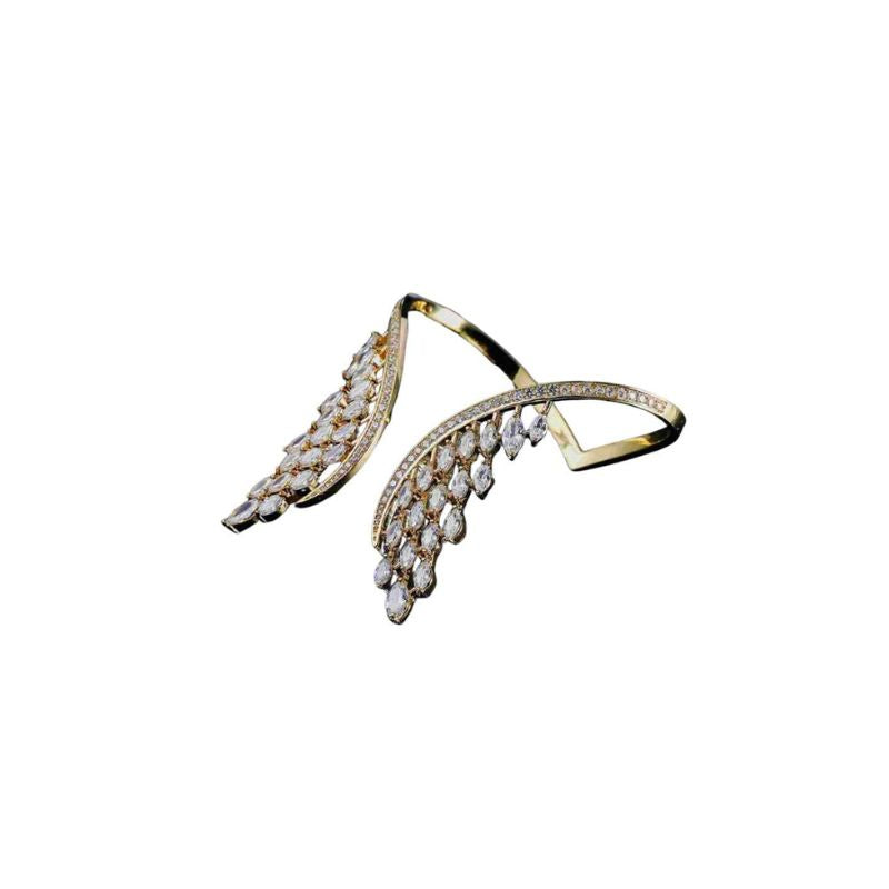 A.A.Y - 18K Gold-Plated Angel Wings Gem Bracelet