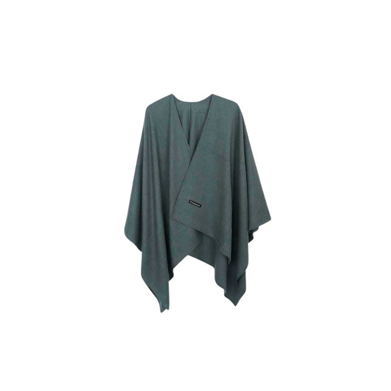 A.A.Y - Cashmere Poncho Cloak Shawl 