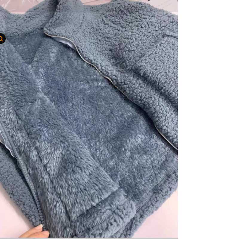 A.A.Y - Cropped Faux Fur Jacket