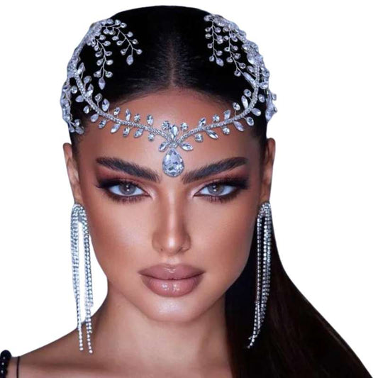 Bohemian water drop headchain with sparkling rhinestone