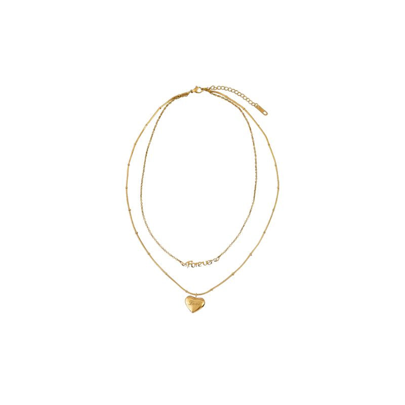 A.A.Y - Forever Love Double Layer Necklace