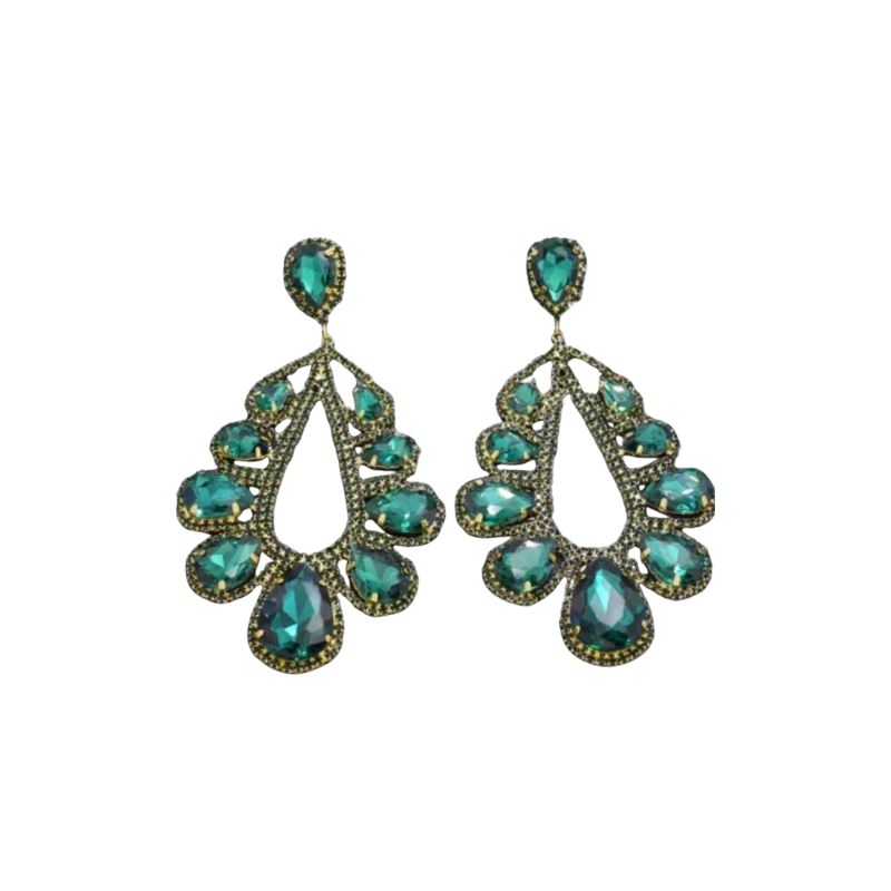 A.A.Y - Gold Water Diamond Fashion Earrings  