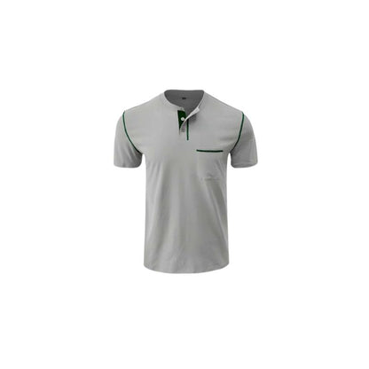 A.A.Y - Henley Cotton Polo Shirt 