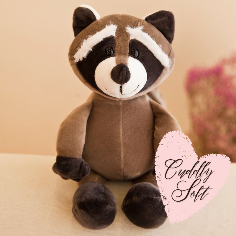 A.A.Y - Ronnie Raccoon Jungle & Zoo Animal Plush Toys