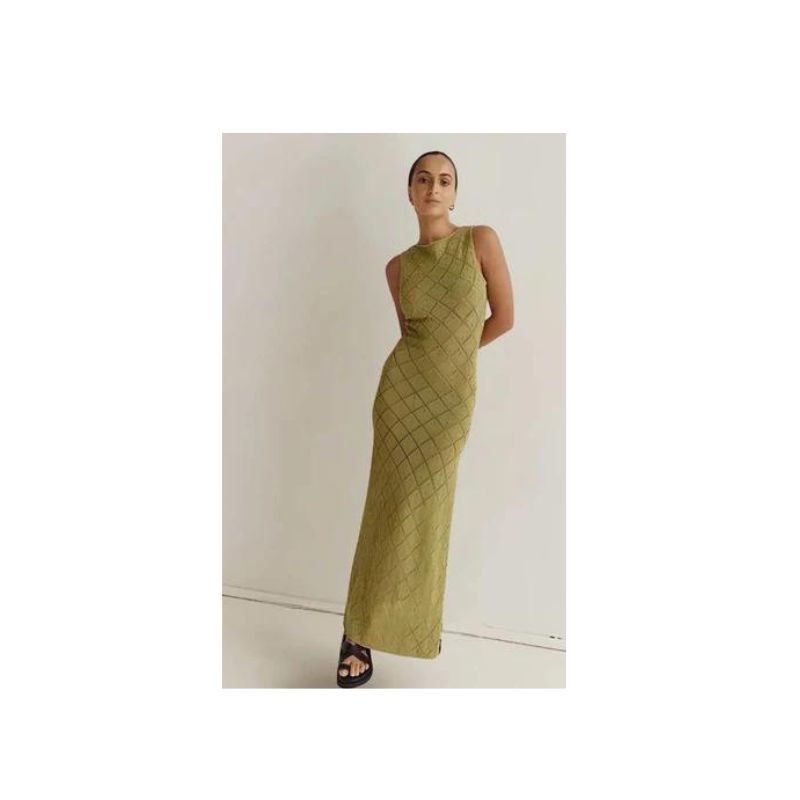 A.A.Y - Knitted Split Maxi Dress 