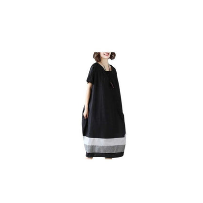 A.A.Y - Linen Short Sleeve Shift Dress