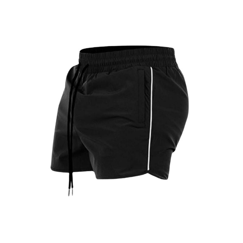 A.A.Y - Men's Black  Three Point Drawstring Shorts