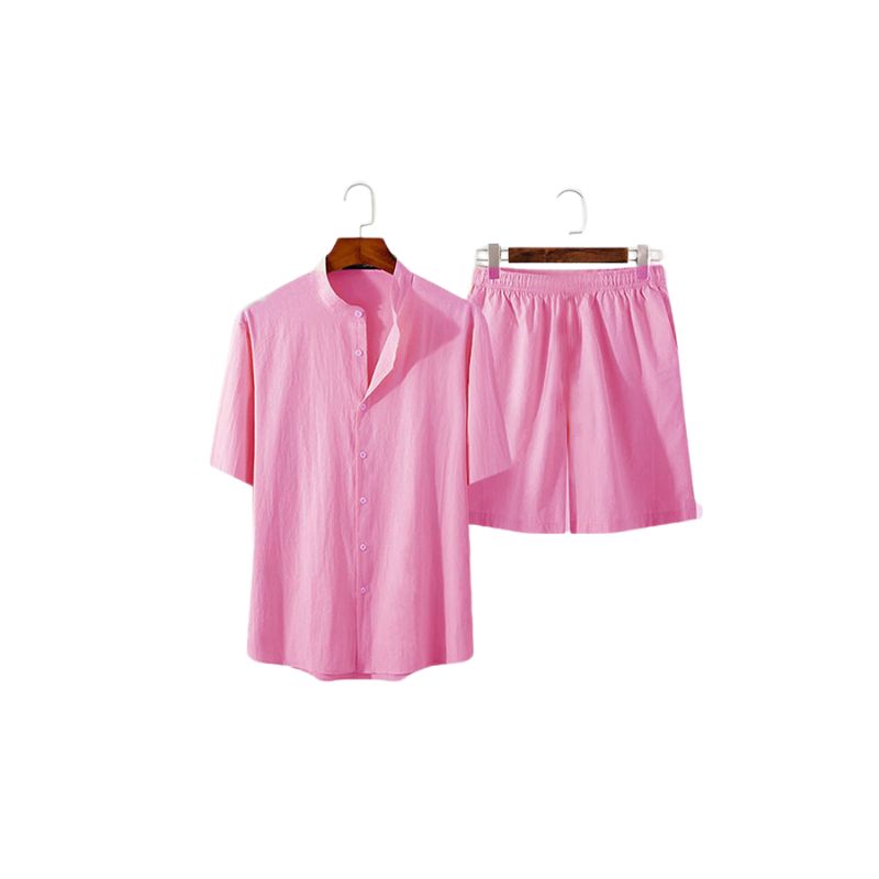 A.A.Y - Mens Short Sleeve Shirt & Short Set