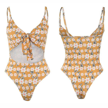 A.A.Y - One-Piece Cut Out Printed Swimsuit