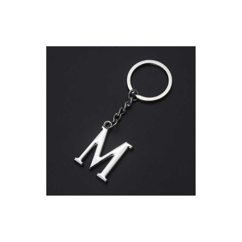 A.A.Y - Silver Alphabet Letter Keychain