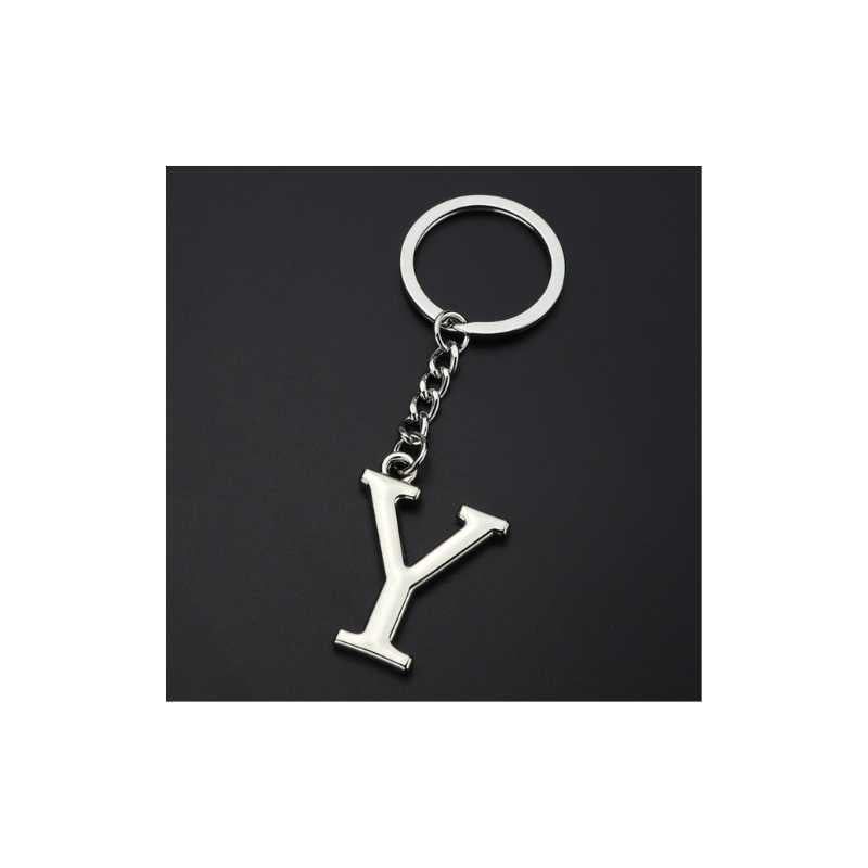 A.A.Y - Silver Alphabet Letter Keychain