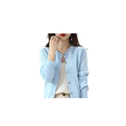 A.A.Y - Soft Knitted Button-Up Cardigan Women