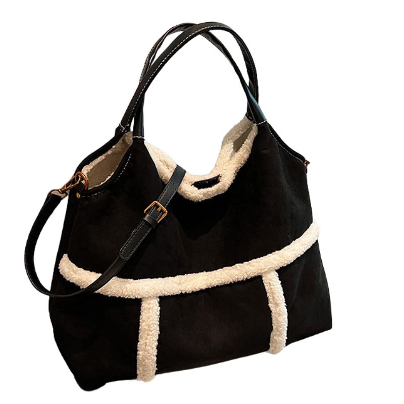 A.A.Y - Suede Tote Large-capacity Bag