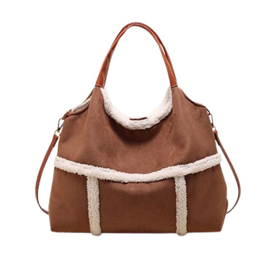 A.A.Y - Suede Tote Large-capacity Bag