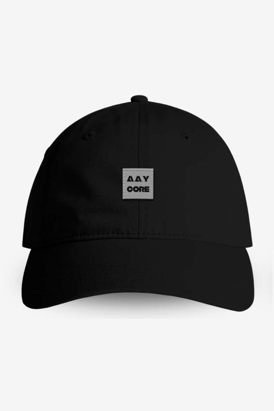 A.A.Y CORE Black Vintage Low Profile Otto Dad Hat, Apliiq
