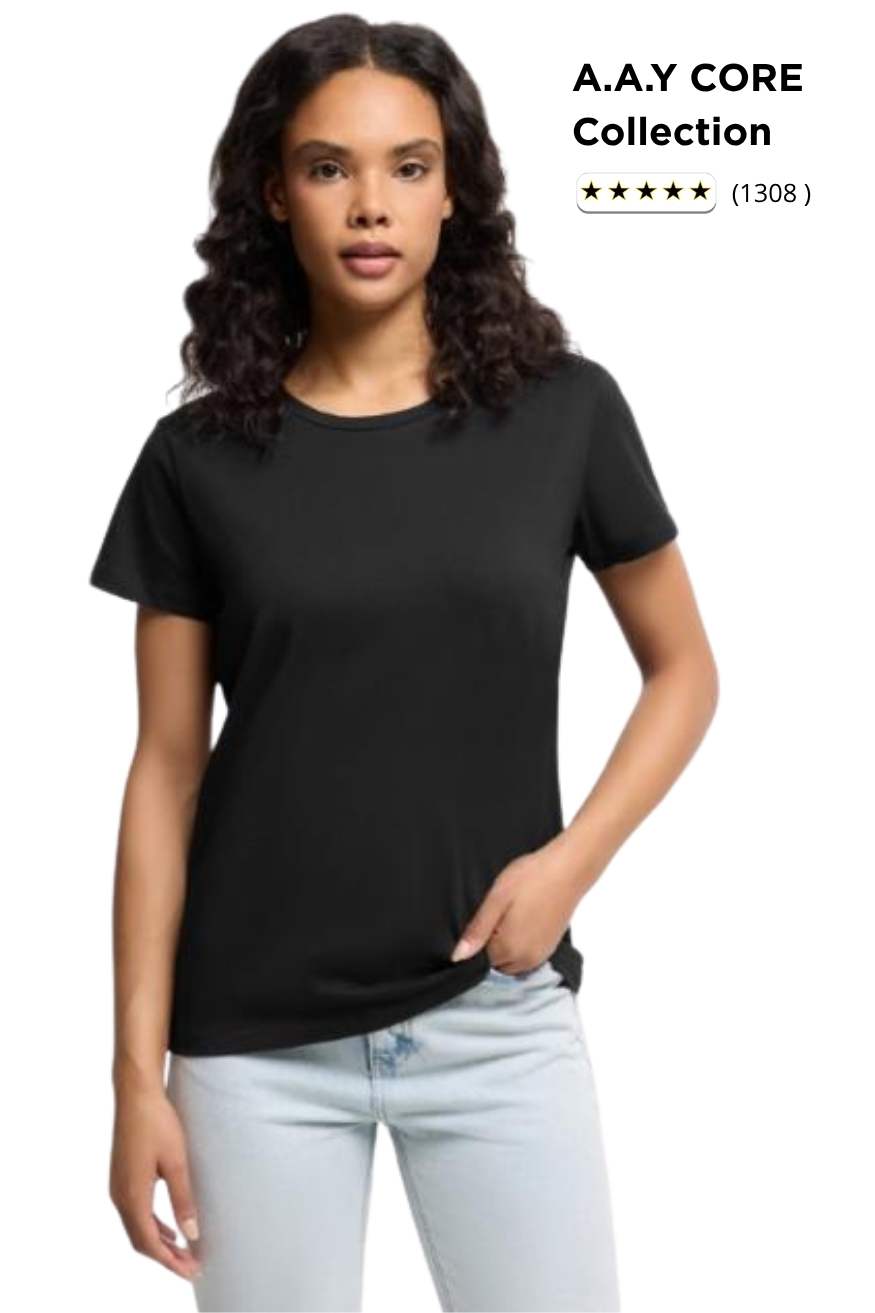 A.A.Y CORE Collection Women’s T‑Shirts & Polo Shirts at A.A.Y FASHION