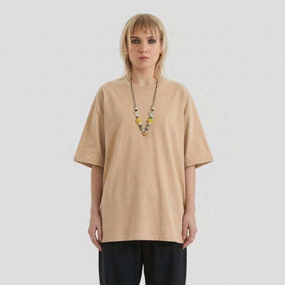 A.A.Y CORE Crewneck T-shirt Women's Midweight Cotton Loose Short Sleeve Tee, PODpartner